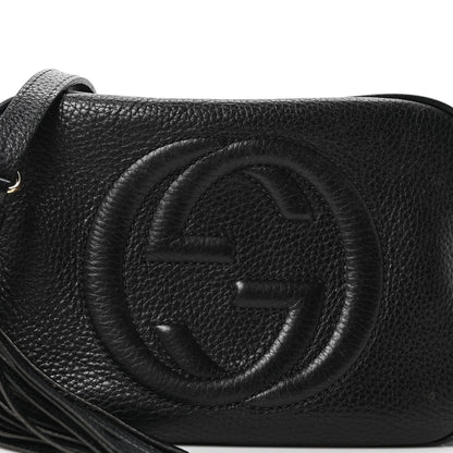 Gucci Pebbled Calfskin Small Soho Disco Bag Black 8 of 10