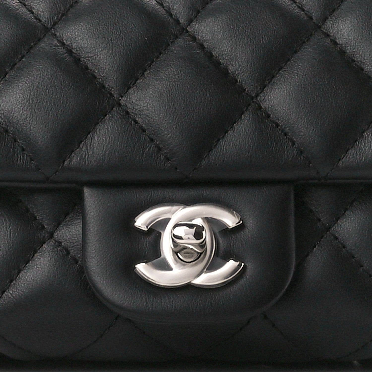 Chanel Calfskin Quilted CC Uniform Flap Belt Bag Black 10 of 13