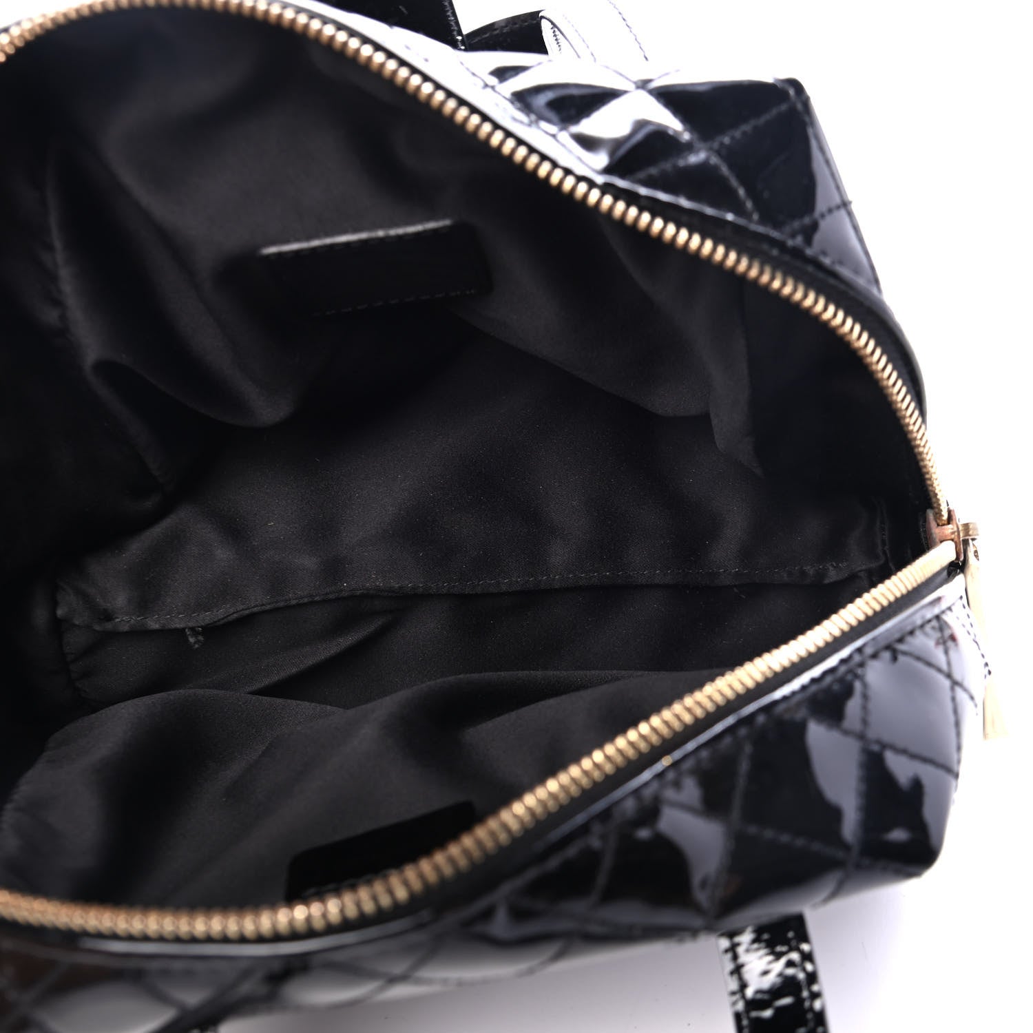 Burberry Patent Quilted Top Handle Bag Black 4 of 4