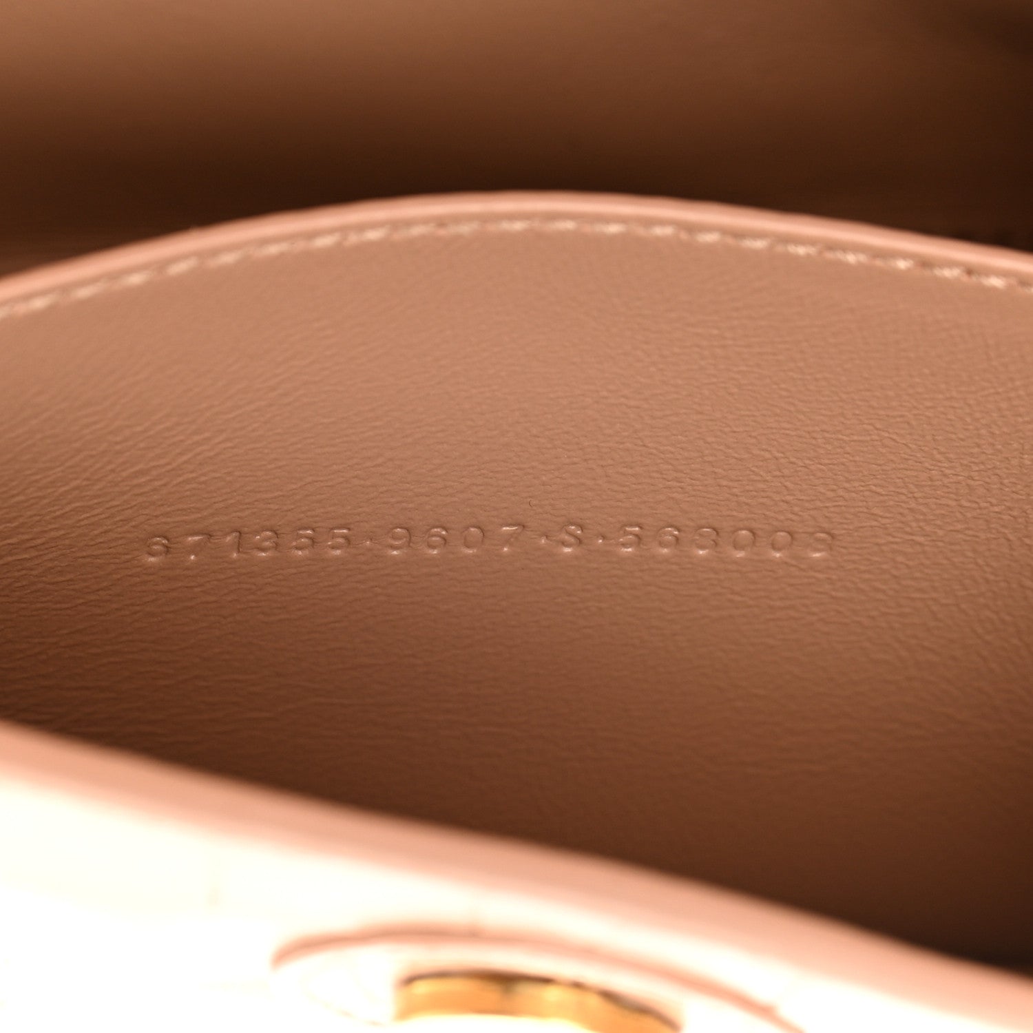 Balenciaga Extra Supple Calfskin Crocodile Embossed XS Downtown Shoulder Bag Nude Beige 8 of 17
