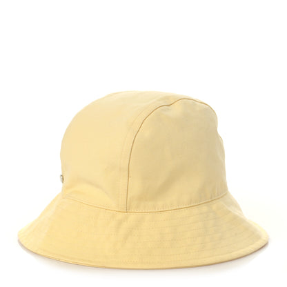 Hermes Cotton Bucket Hat 56 Jaune Sable 1 of 7