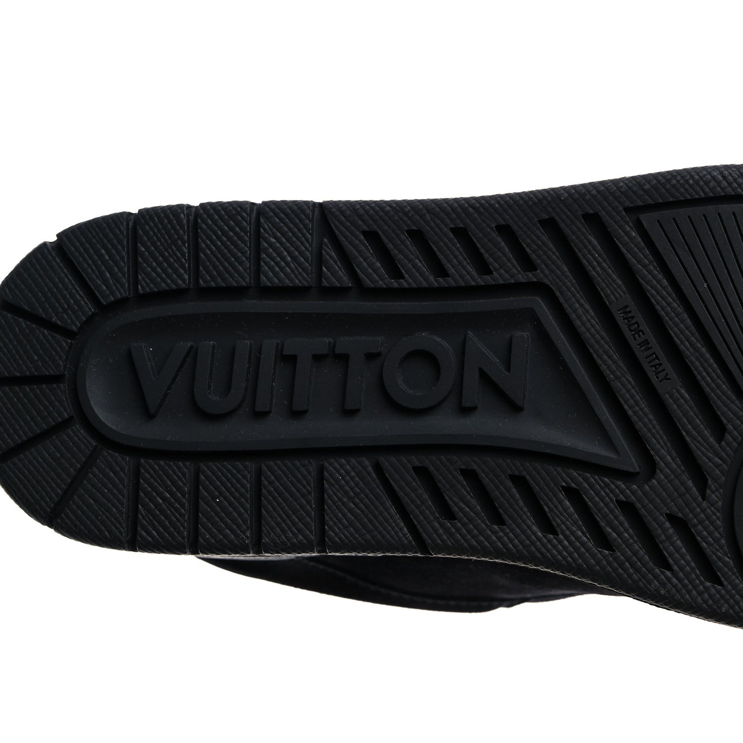 Suede Mens LV Trainer Sneakers 6.5 Black