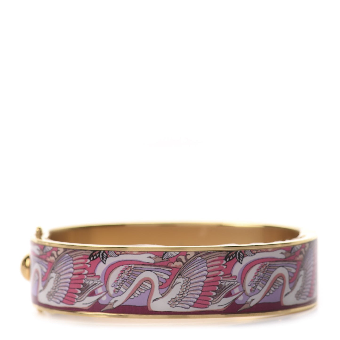 Enamel Monogram Confidential PM Bracelet Rose Pink