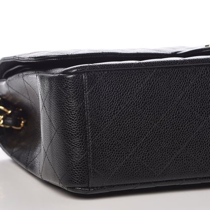 Chanel Caviar Quilted Maxi Double Flap Black 8 of 10