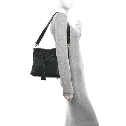 Mulberry Classic Grained Calfskin Small Alice Satchel Black 2 of 9
