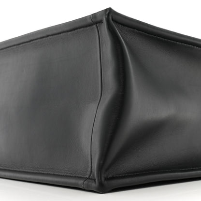 Christian Dior Calfskin Canvas Medium Plan De Paris Book Tote With Strap Black White 10 of 15