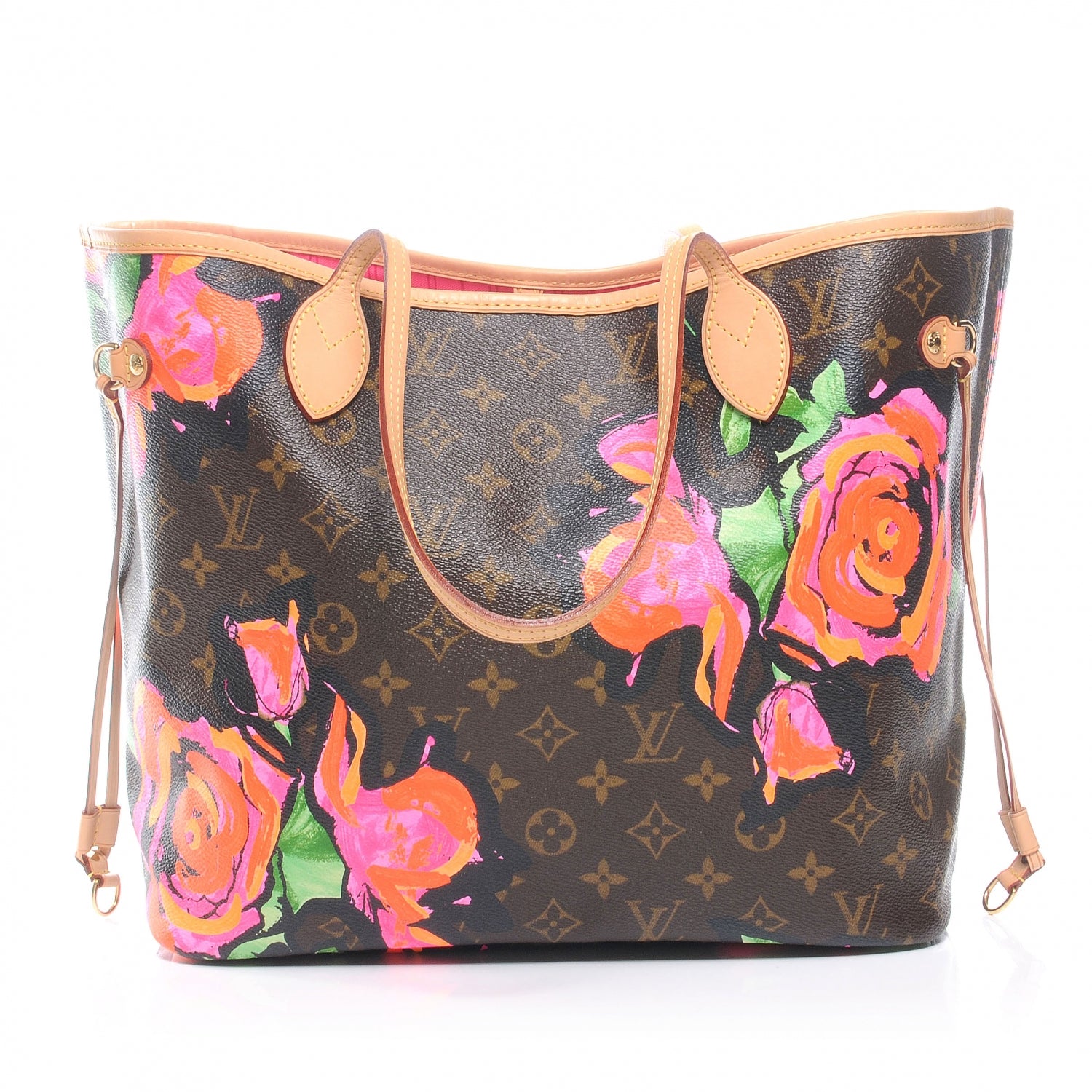 Louis Vuitton Monogram Roses Neverfull MM 1 of 7