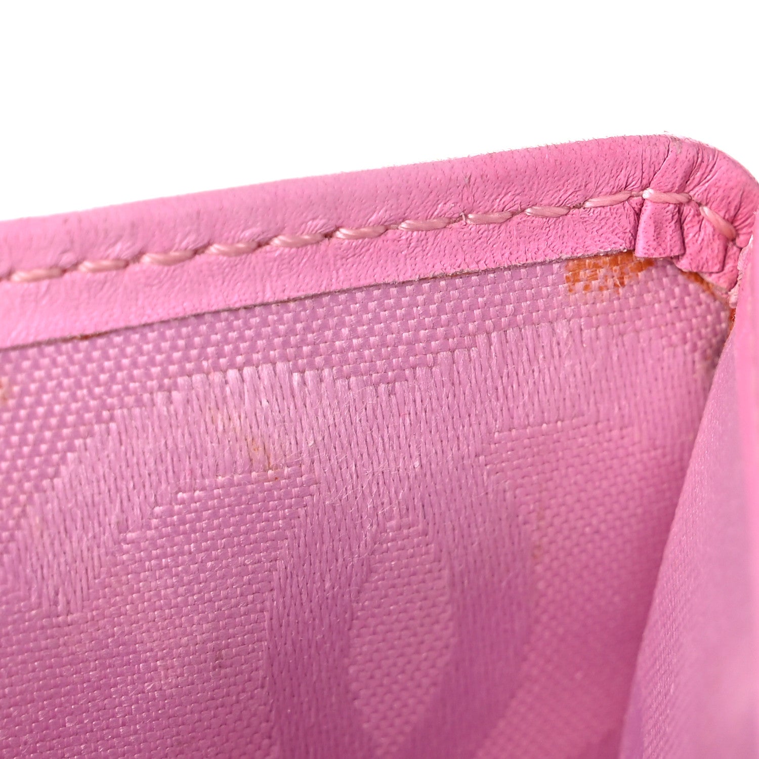 Chanel Calfskin Quilted Cambon Card Holder Pink Black 9 of 16