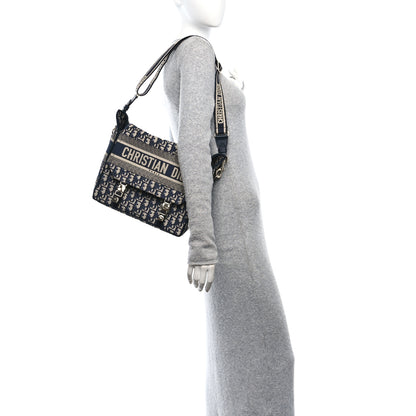 Christian Dior Oblique Medium Diorcamp Messenger Blue 2 of 11