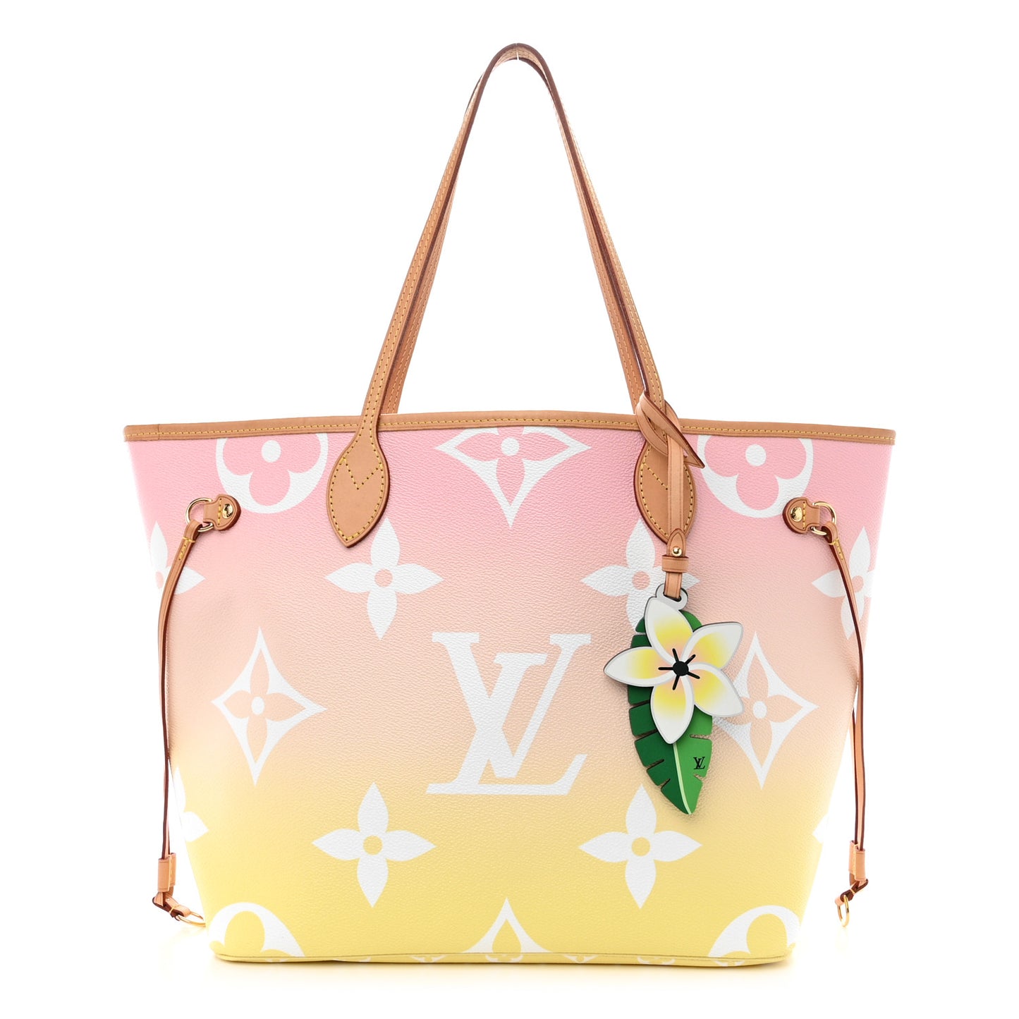 Monogram Giant By The Pool Neverfull MM Light Pink