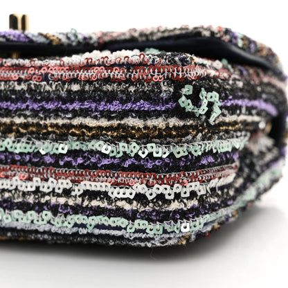 Chanel Mixed Fibers Sequin Quilted Mini Flap Multicolor 10 of 10
