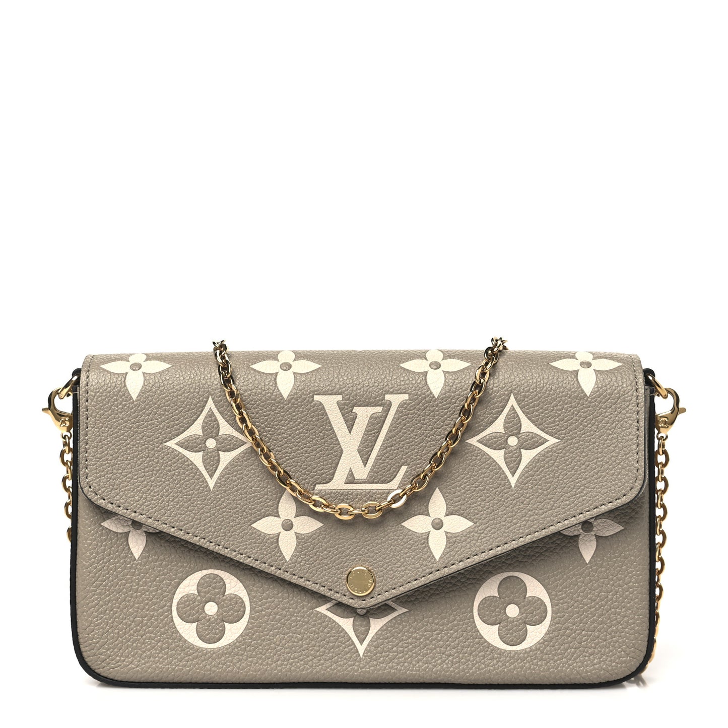 Empreinte Monogram Giant Felicie Pochette Tourterelle Creme