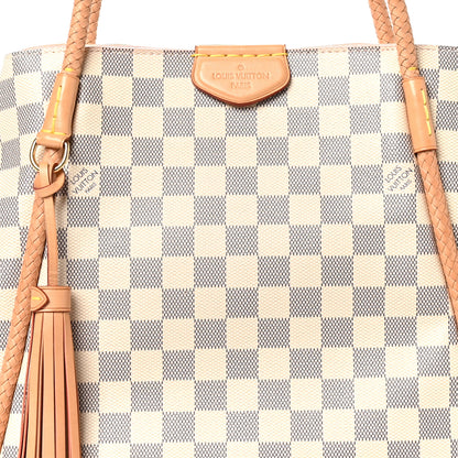 Louis Vuitton Damier Azur Propriano Rose Ballerine 7 of 9