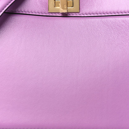 Fendi Shiny Nappa Petite Peekaboo I SEE U Satchel Violetta 8 of 10