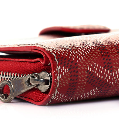 Goyard Goyardine Tuileries Wallet Red 8 of 11