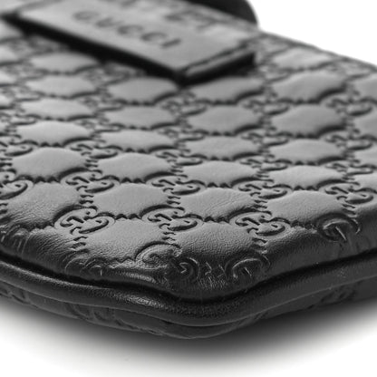 Gucci Microguccissima Key Ring Coin Case Black 10 of 11