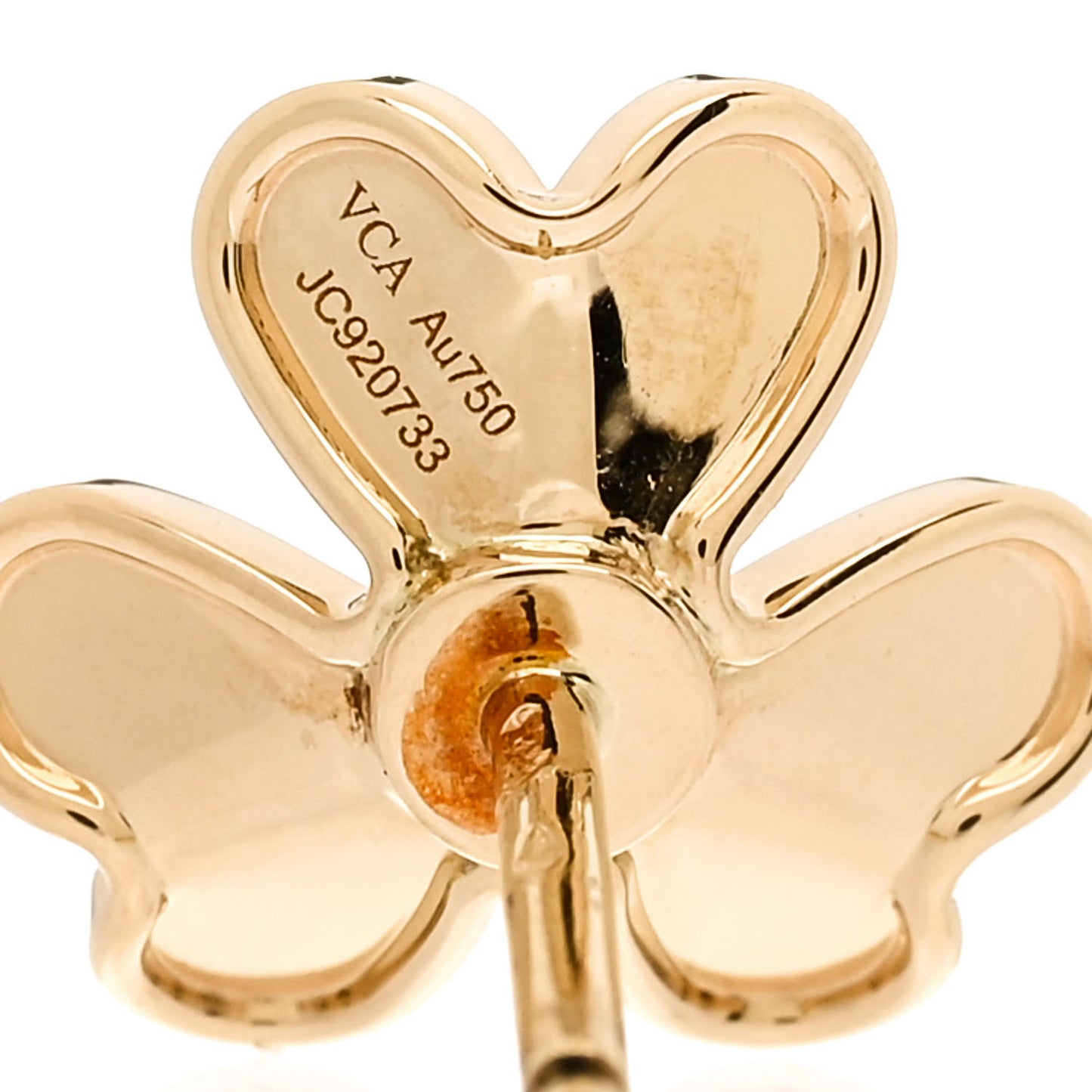 18K Yellow Gold Diamond Mini Frivole Earrings