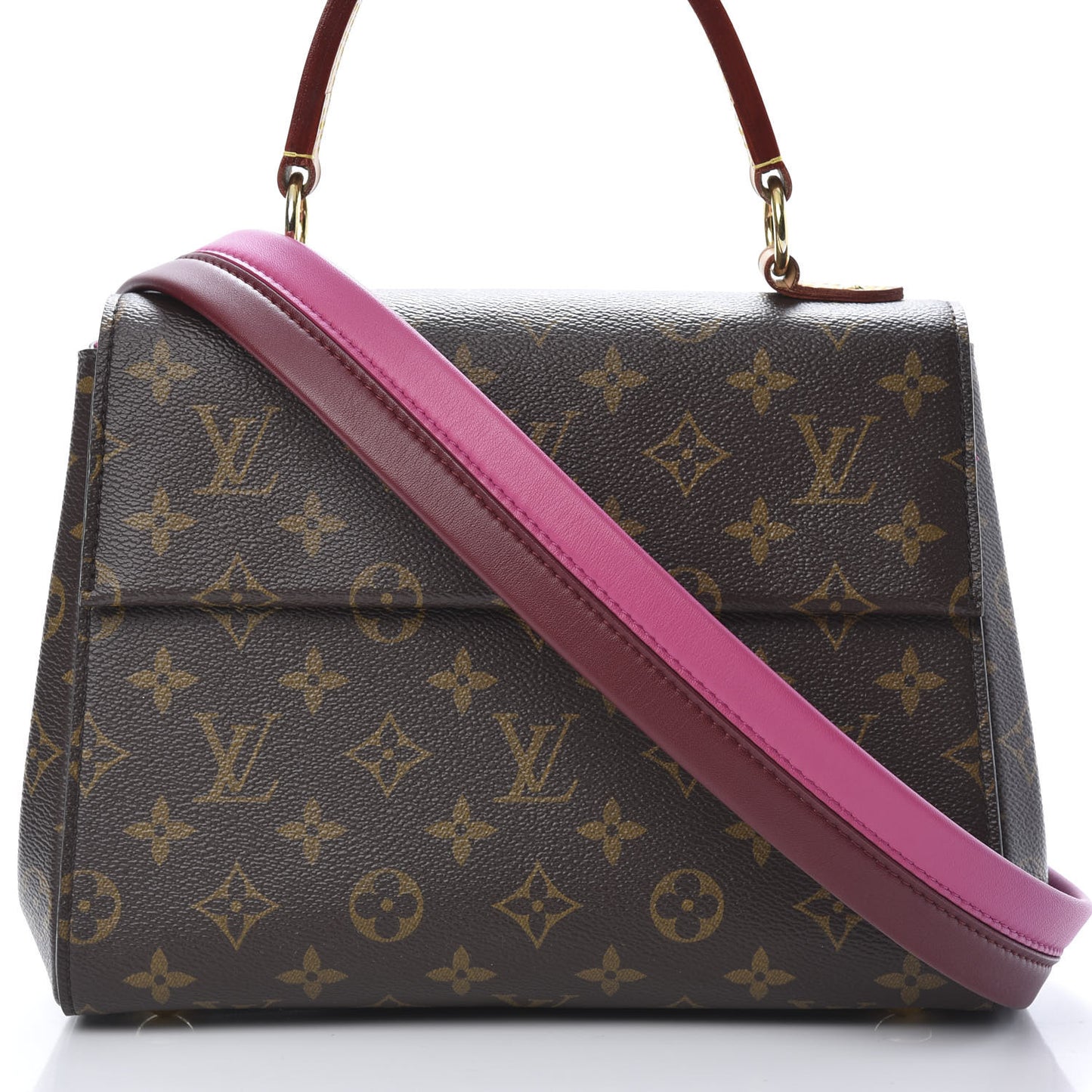 Monogram Cluny BB Bordeaux Fuchsia