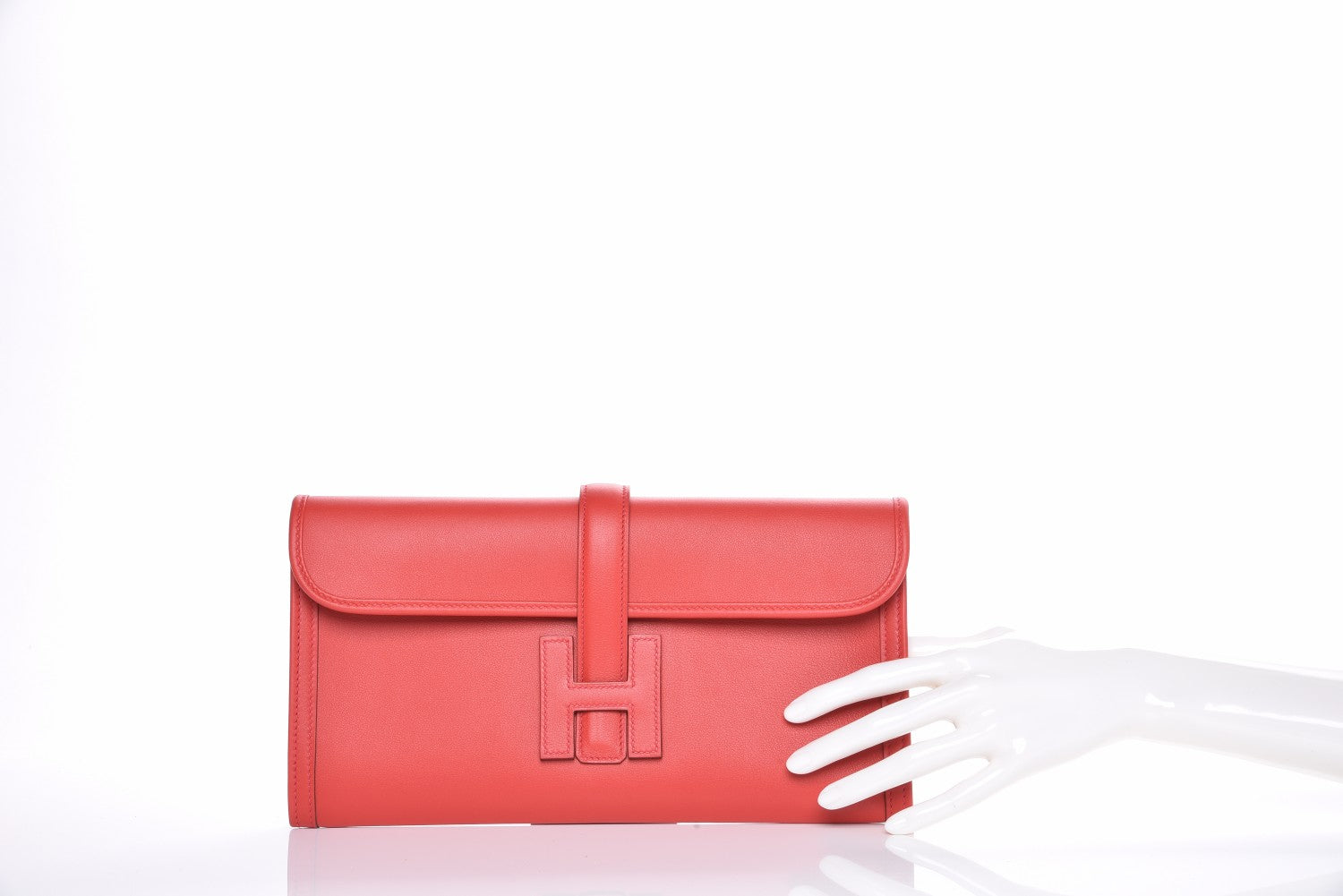 Hermes Swift Jige Elan 29 Clutch Vermillion 8 of 16