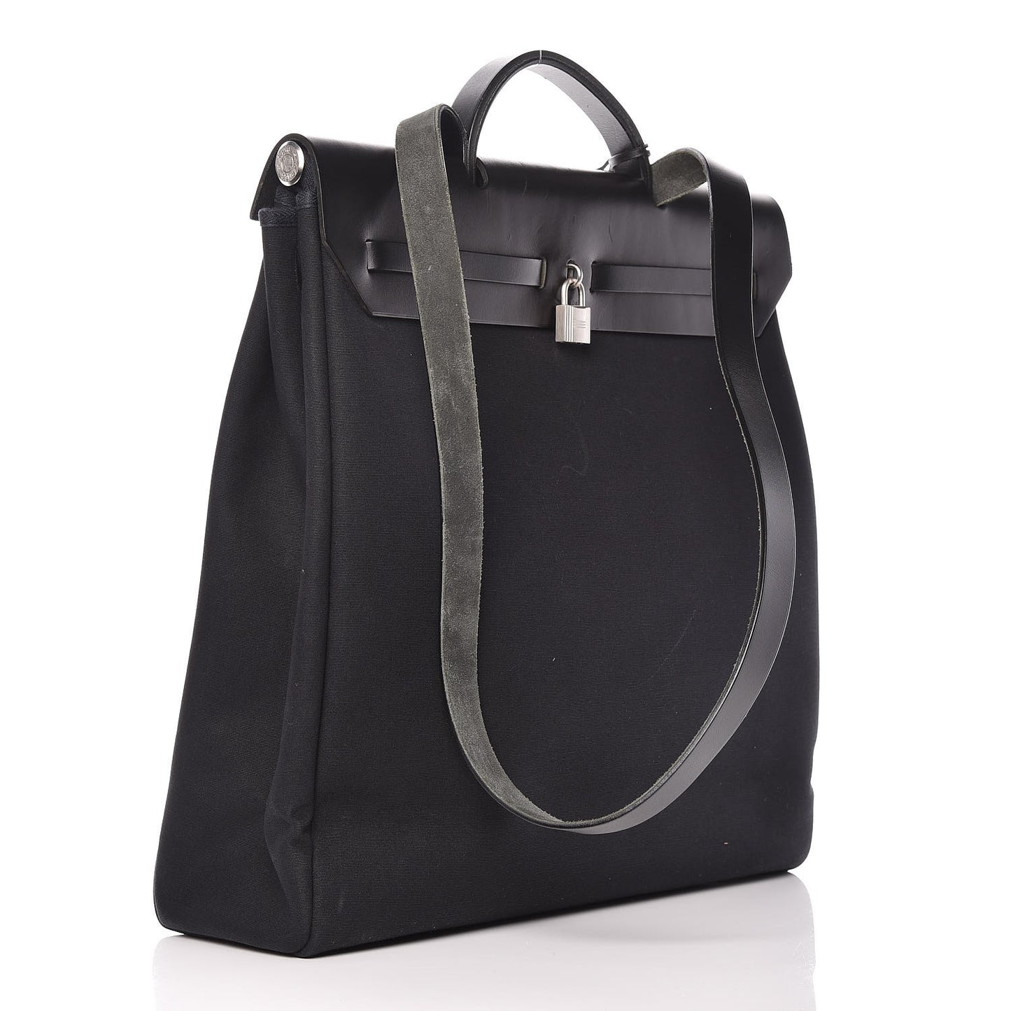 Toile Vache Calfskin Herbag 39 MM Black