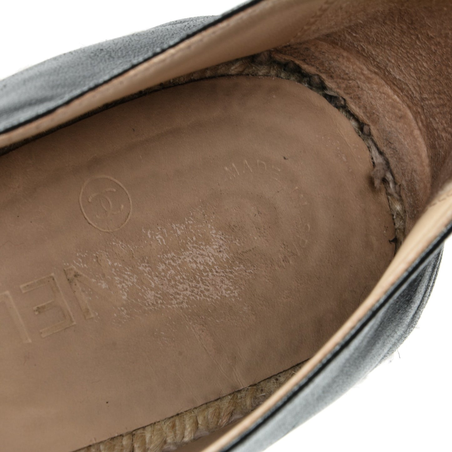 Lambskin CC Espadrilles 41 Black