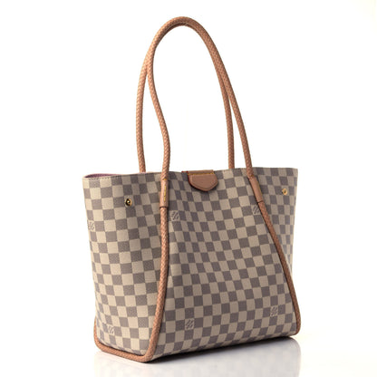 Louis Vuitton Damier Azur Propriano Rose Ballerine 2 of 4