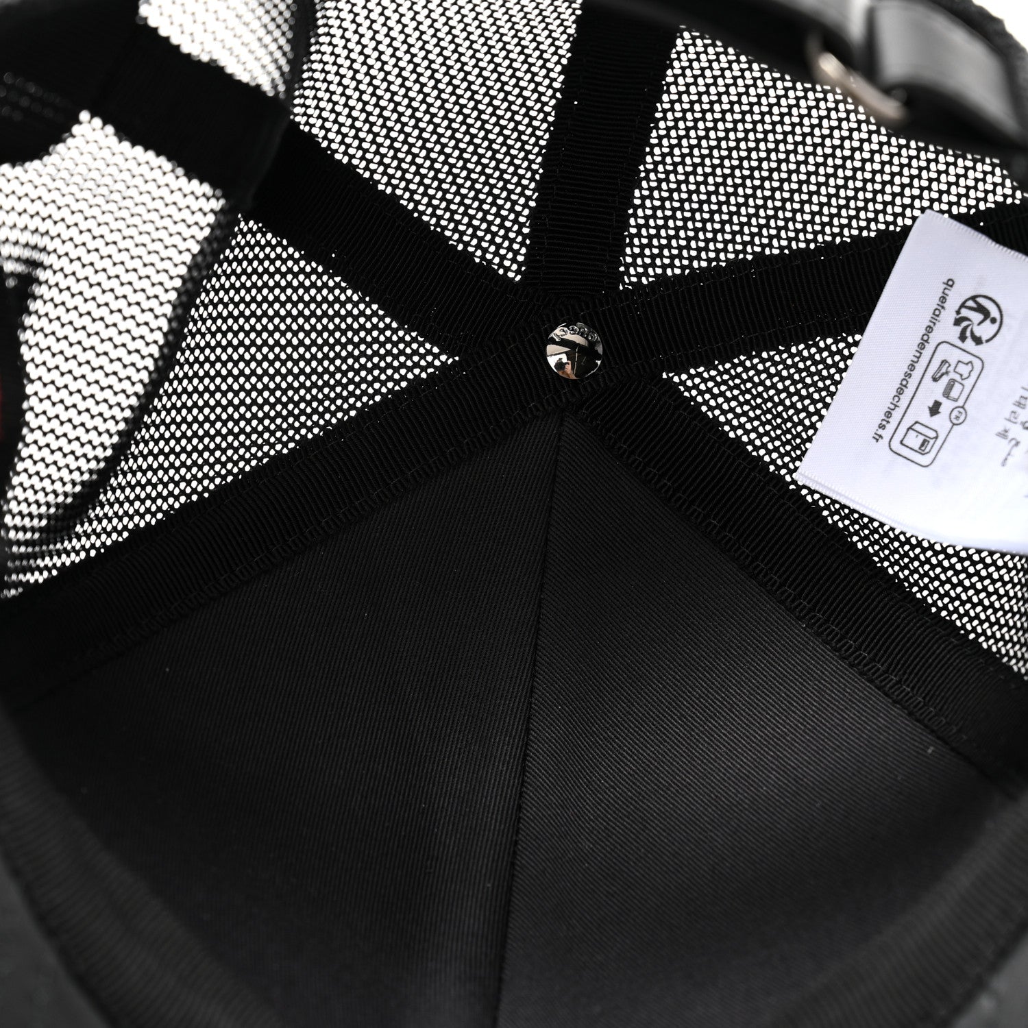 Gucci GG Supreme Monogram Baseball Hat M 58 Black 7 of 10