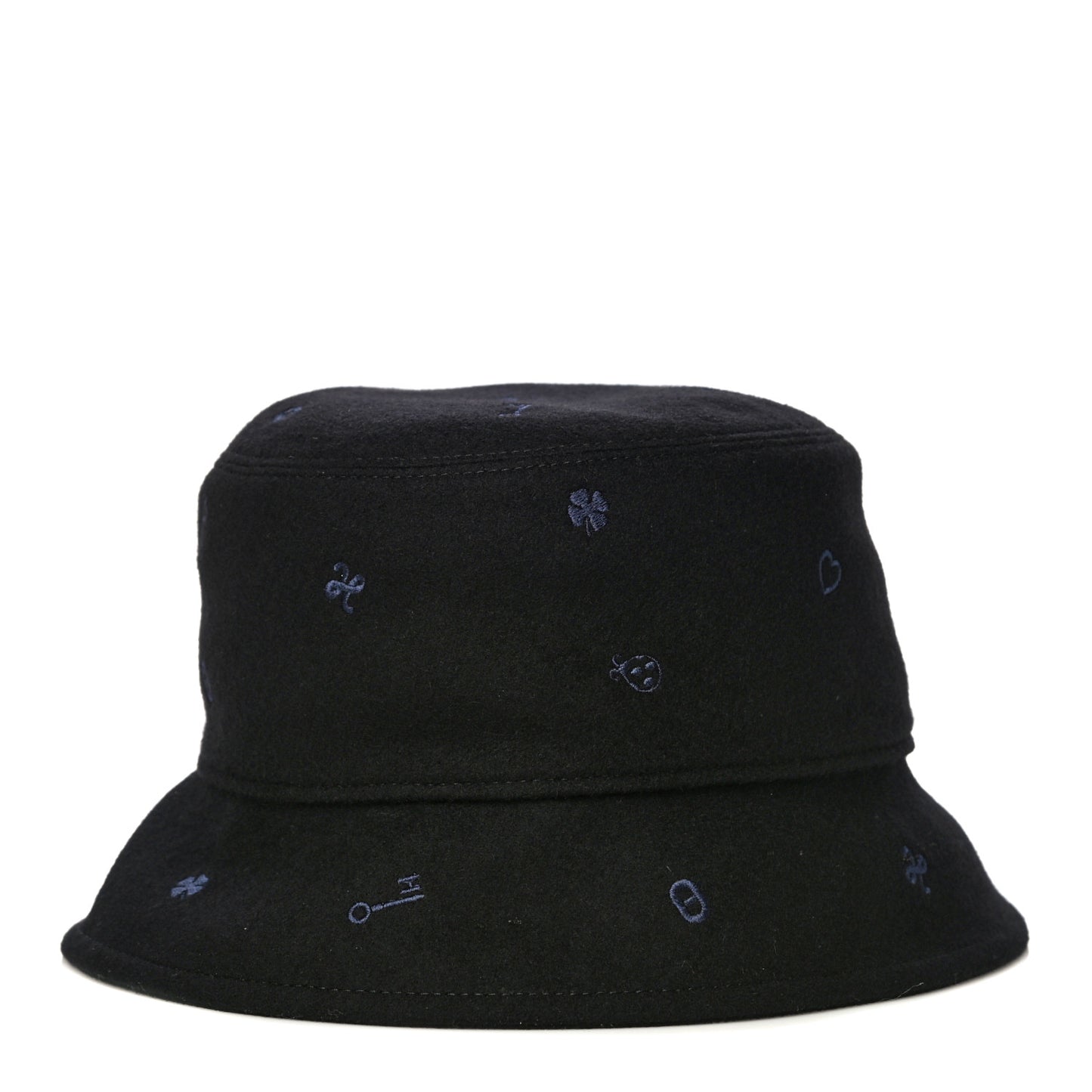 Cashmere Debbie Charms Bucket Hat 58 Black