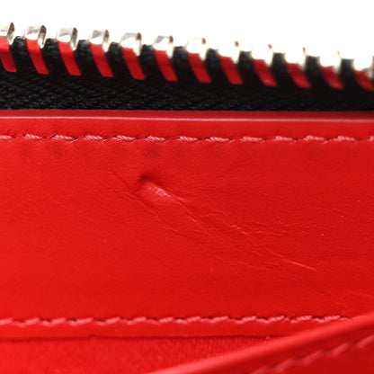 Christian Louboutin Calfskin Panettone Spiked Zip Around Wallet Dune 8 of 9