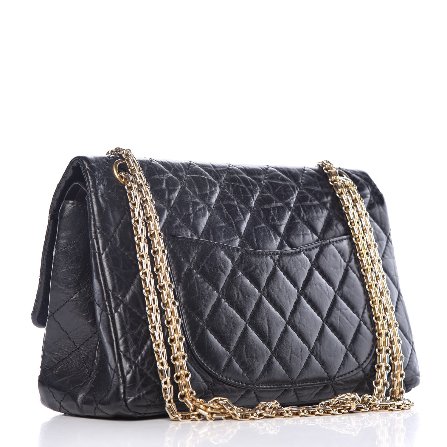 Chanel Aged Calfskin Quilted 2.55 Reissue 226 Flap Black 4 of 14