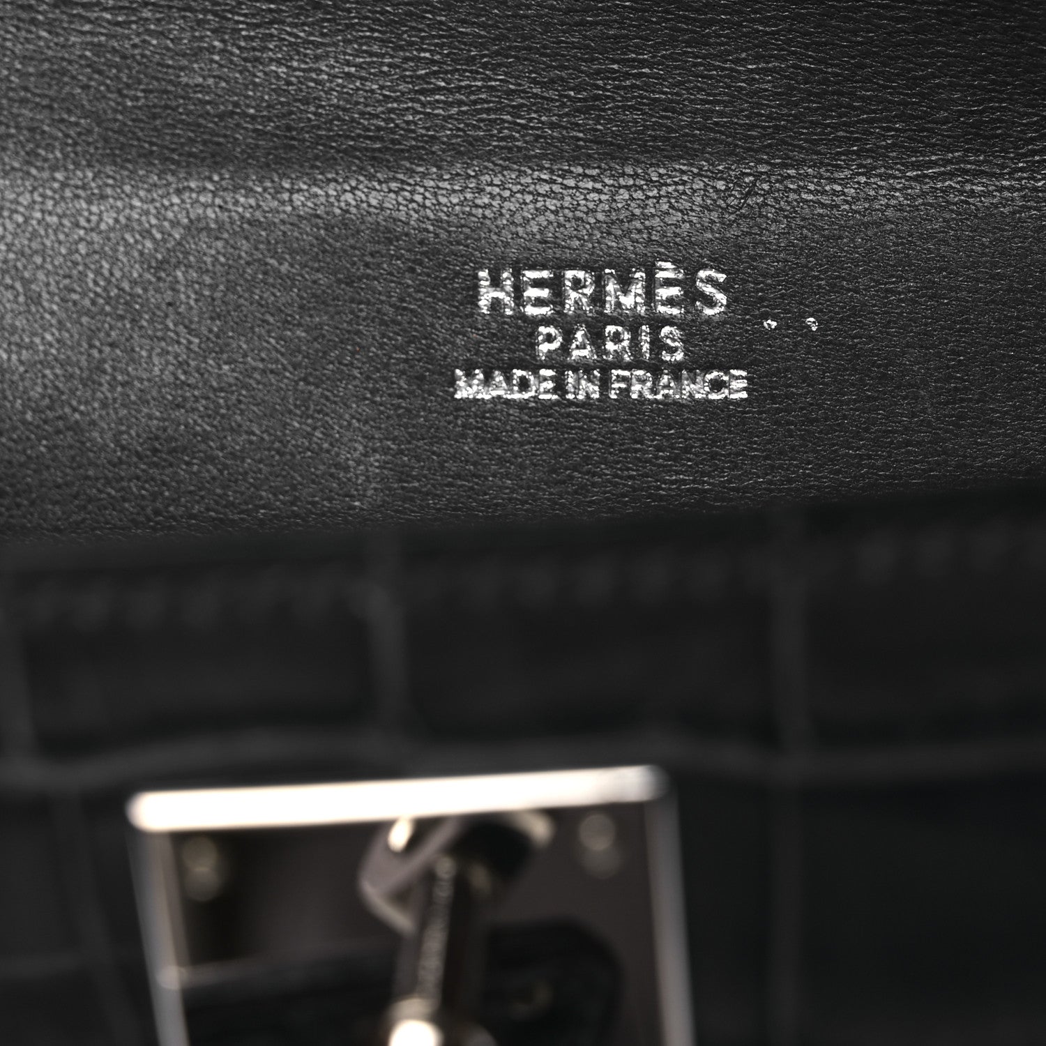 Hermes Shiny Niloticus Crocodile Kelly Elan Pochette Bleu Tempete 12 of 26
