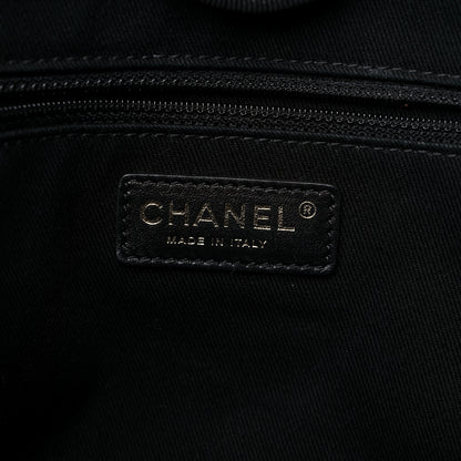Chanel Lurex Boucle Small Deauville Tote Black 6 of 16