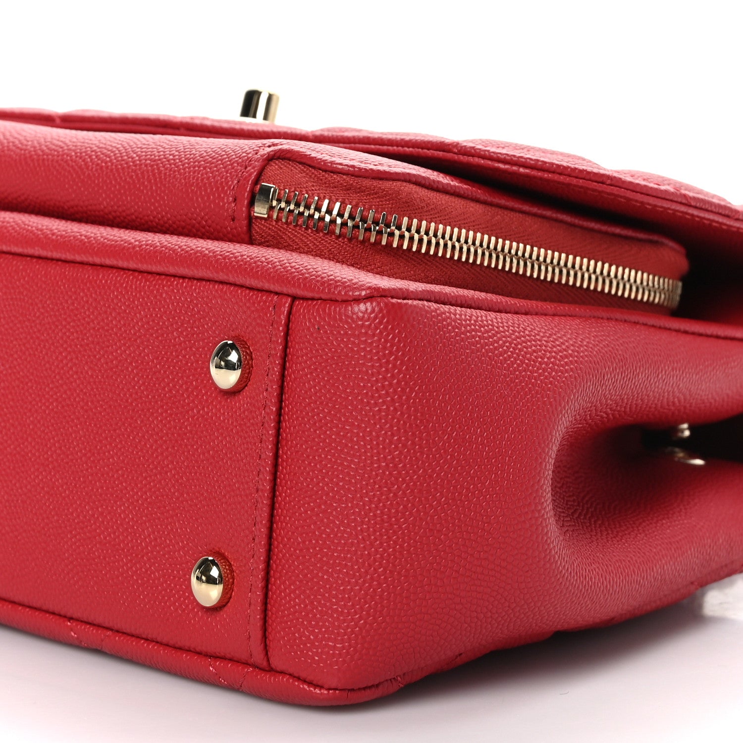 Chanel Caviar Quilted Medium Business Affinity Flap Red 9 of 9
