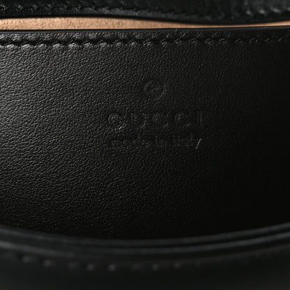 Gucci Calfskin Matelasse Mini GG Marmont Shoulder Bag Black 6 of 8