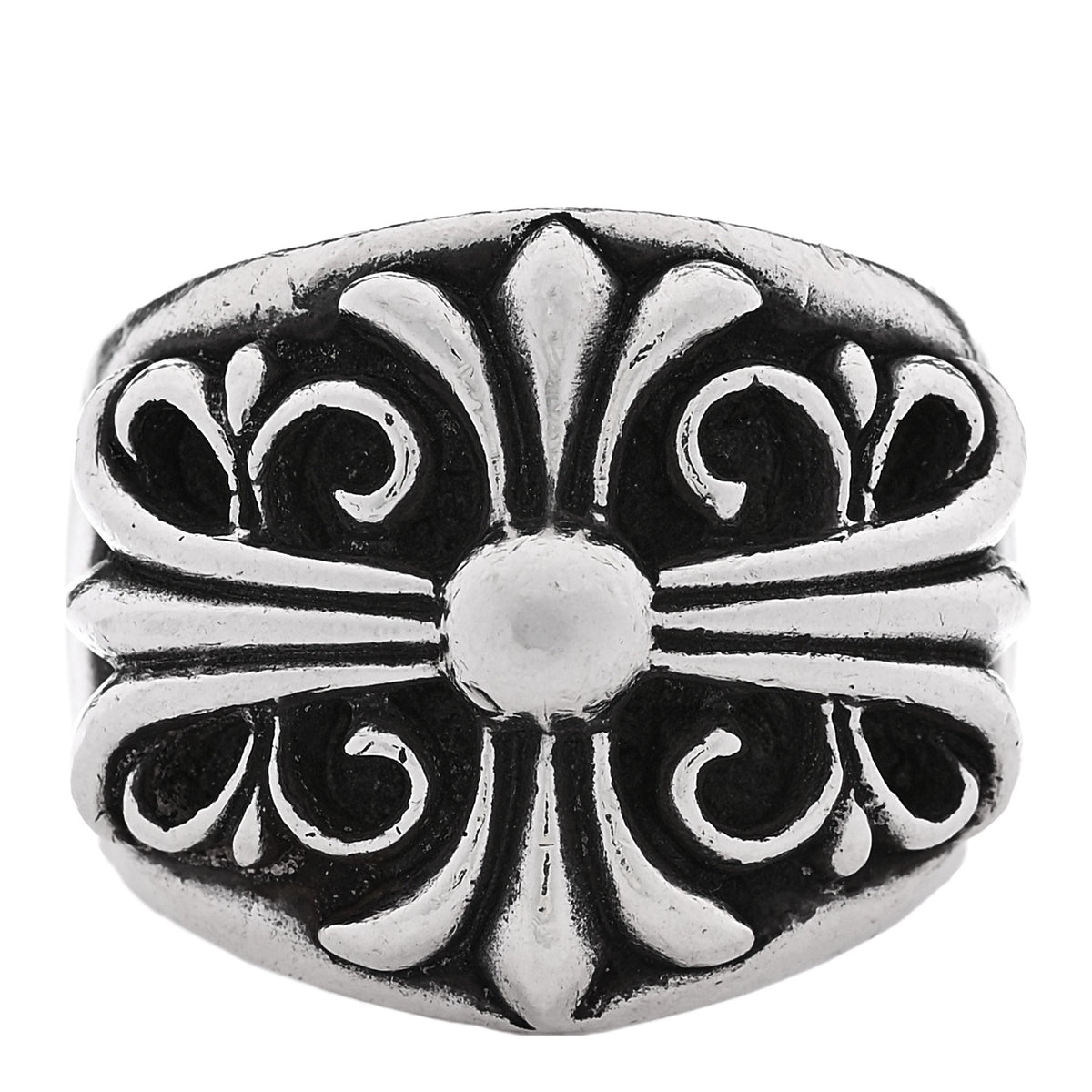 Chrome Hearts Sterling Silver Keeper Ring 63 10.5 1 of 5