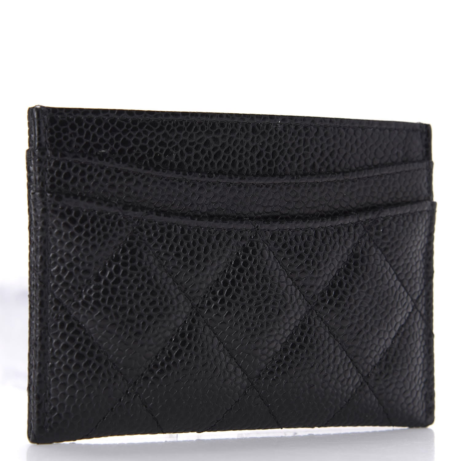 Chanel Caviar Quilted Card Holder Black 3 of 8