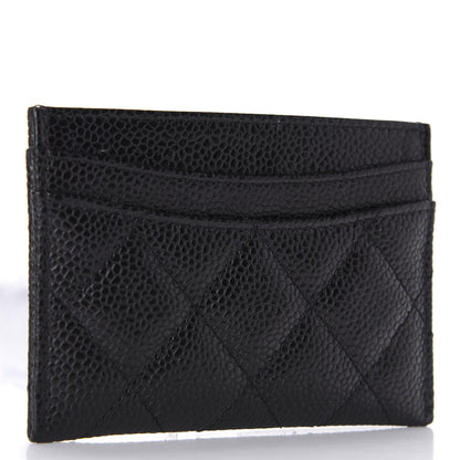 Chanel Caviar Quilted Card Holder Black 3 of 8