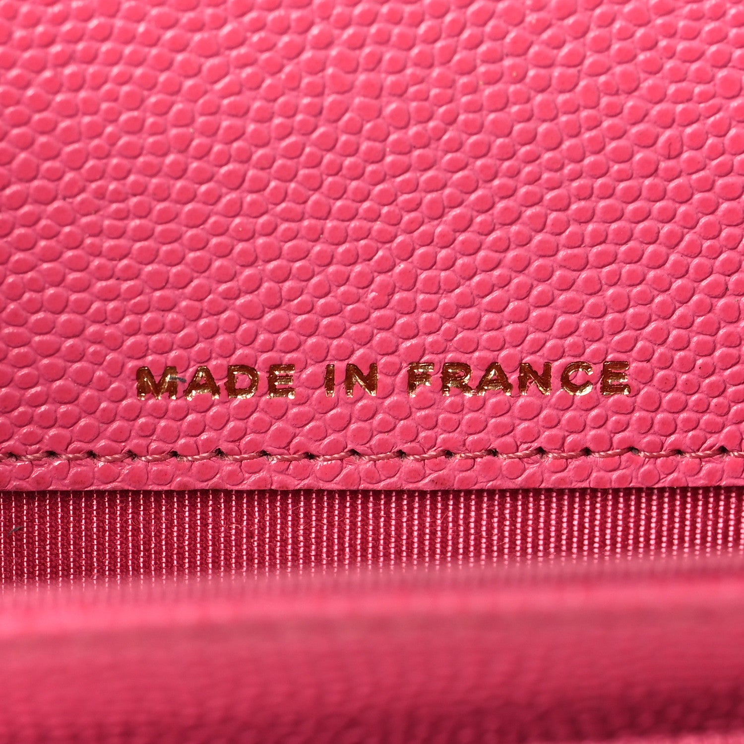 Chanel Caviar Quilted Flap Card Holder Wallet Pink 7 of 8