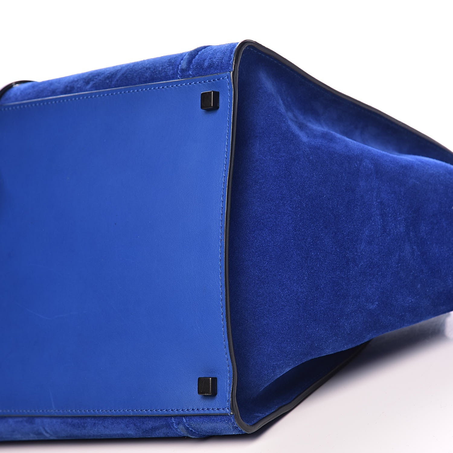 Celine Suede Medium Phantom Luggage Royal Blue 10 of 12