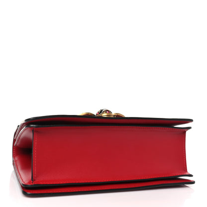 Gucci Calfskin Sylvie Web Small Queen Margaret Top Handle Bag Red 4 of 9