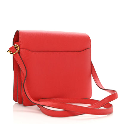 Hermes Evercolor Mini Sac Roulis Rouge Tomate 2 of 10