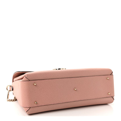 Gucci Dollar Calfskin Interlocking G Top Handle Shoulder Bag Soft Pink 4 of 9