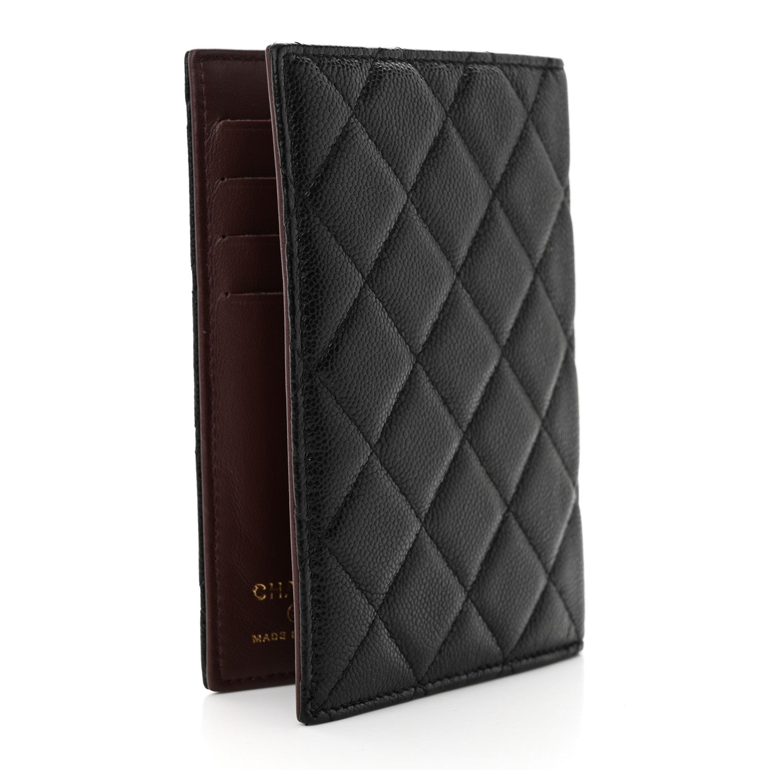 Chanel Caviar Quilted Passport Holder Black 3 of 8