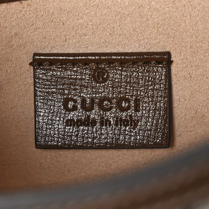 Gucci GG Supreme Monogram Mini Horsebit 1955 Shoulder Bag Beige Brown Sugar 6 of 10