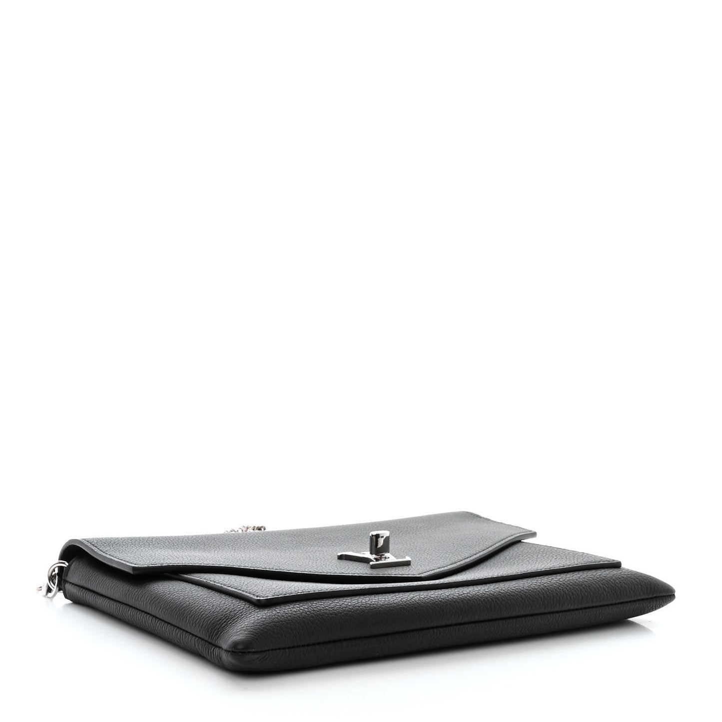 Soft Calfskin My Lockme Pochette Black
