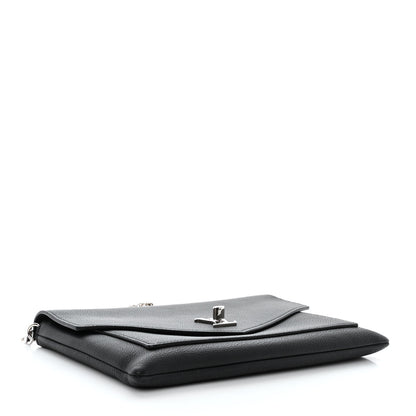 Louis Vuitton Soft Calfskin My Lockme Pochette Black 4 of 10