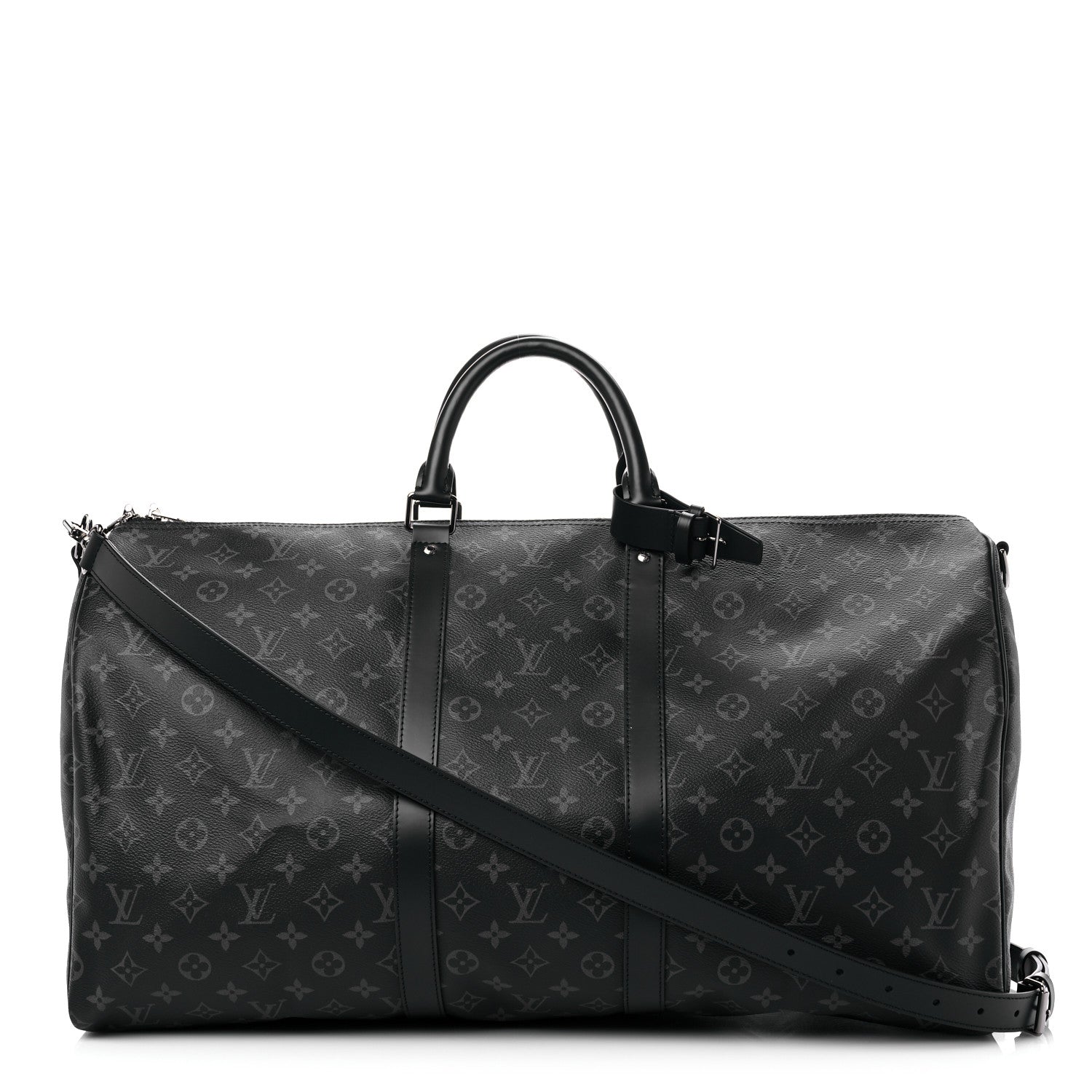 Louis Vuitton Monogram Eclipse Keepall Bandouliere 55 1 of 9