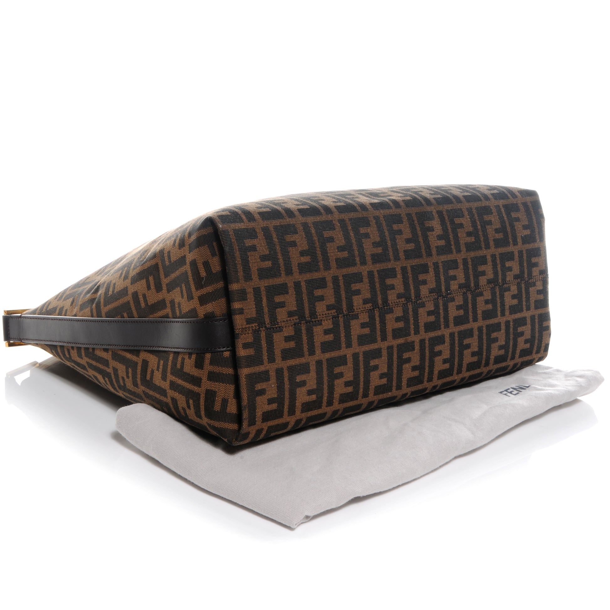 Fendi Zucca Large Hobo Tobacco 4 of 11