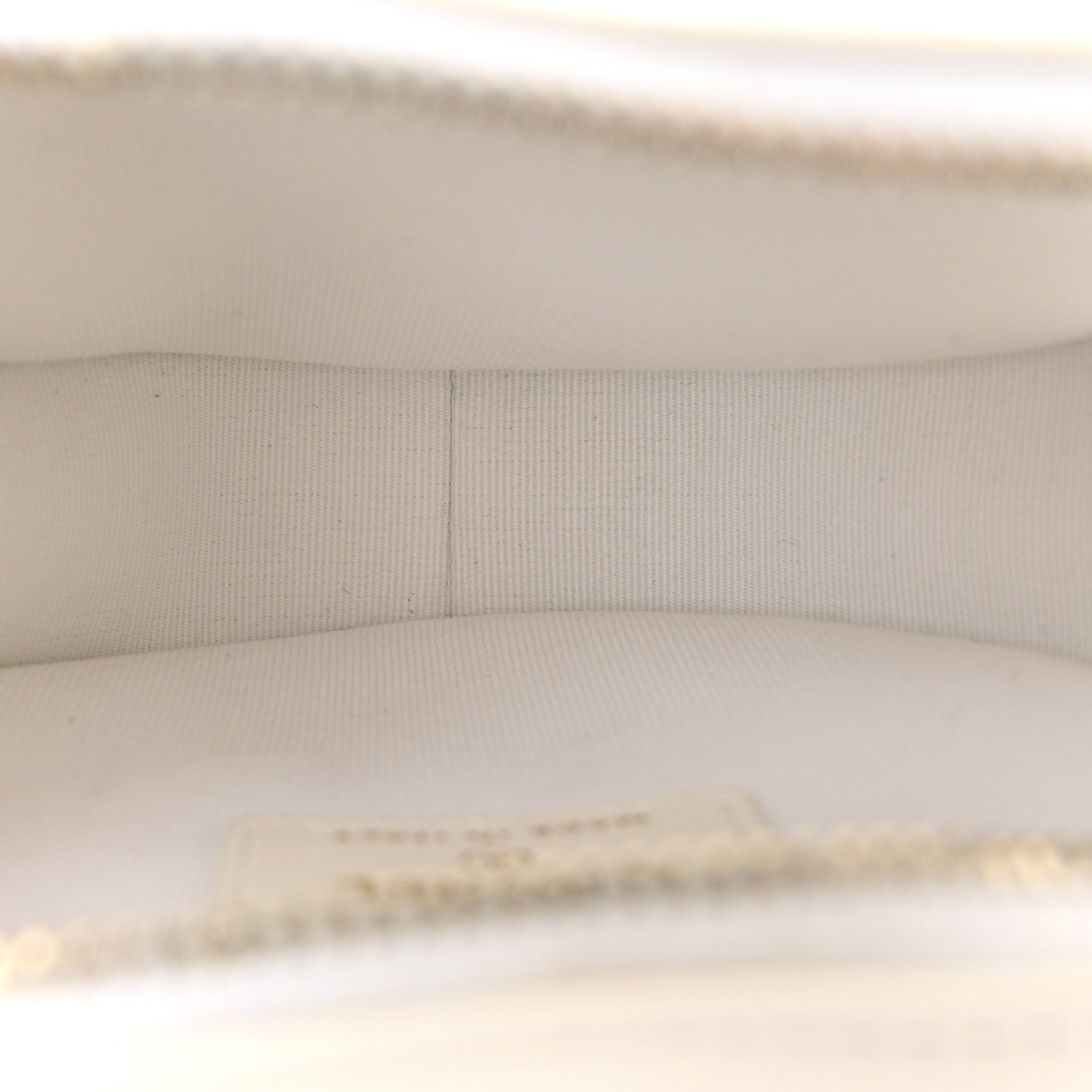 Chanel Lambskin Quilted CC In Love Heart Clutch With Chain White 5 of 11