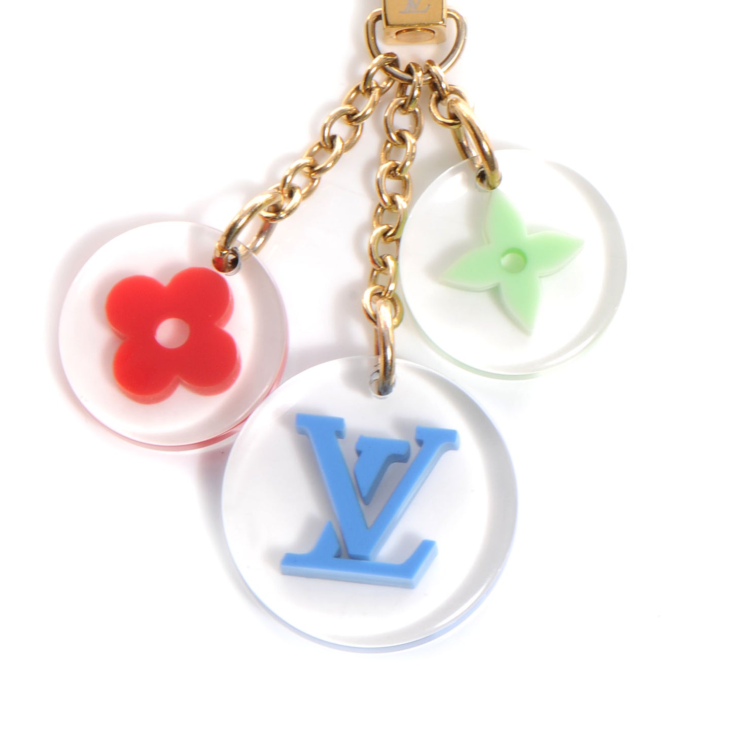 Resin Fleurs Phone Charm Blue